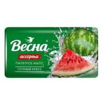 Мыло туалетное ВЕСНА сочный арбуз 90гр)