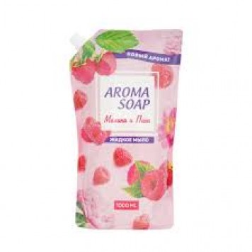 Мыло жидкое Aroma soap 1000мл Малина и пион 
