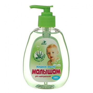 Мыло жидкое Малышам 280г Алоэ НК