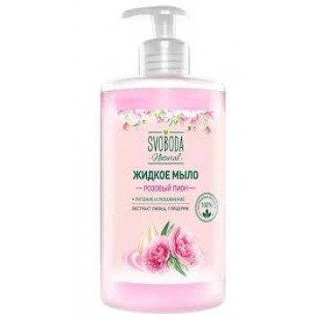 Мыло жидкое Svoboda 430мл Розовый пион