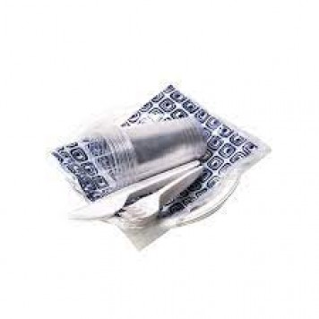 Набор №1 Дачный, 6 перс.(вилка,стакан,тарелка,скатерть,нож)