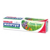 Новый жемчуг з/п Семь трав зубная паста 100мл. (36шт)