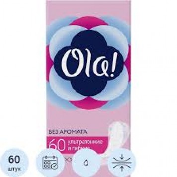 Ола! Light прокладки Ежедневные 60шт Без аромата