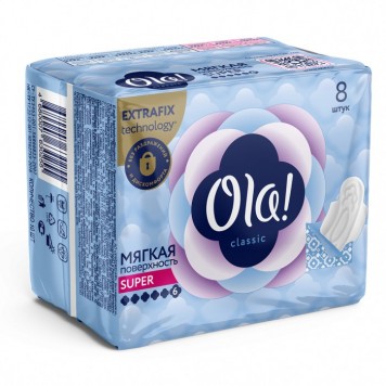 Ола! прокладки Классик Супер 8шт