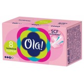 Ола! Тампоны 8шт Супер (3кап) шелк. поверх