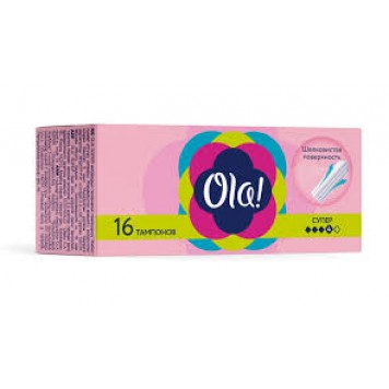 Ола! Тампоны нормал 16шт.Супер Шелк