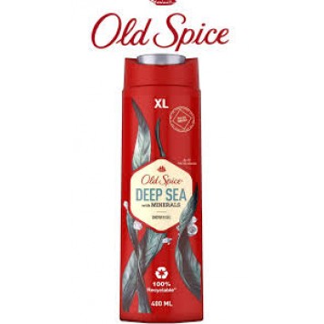 Олд Спайс 400мл Гель для душа+Шампунь Deep sea