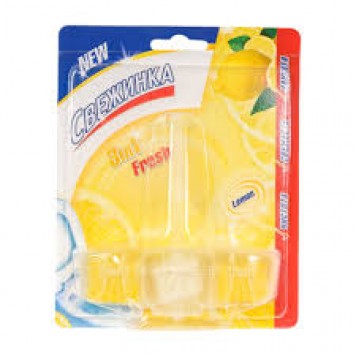 Освежитель Свежинка WC 3 in 1 Fresh Lemon 40г, блистер
