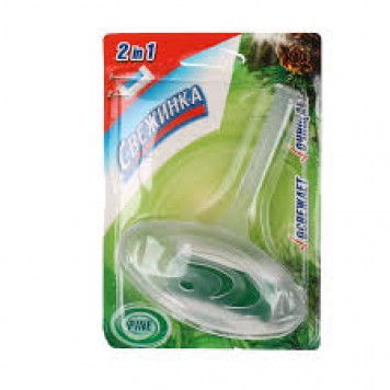 Освежитель СВЕЖИНКА WC Pine 40г с гелевой вставкой, блистер