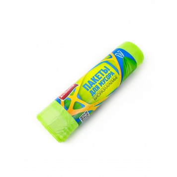 Пакеты д/мусора с завязками ECO ПНД 35л 15 шт /25