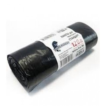 Пакеты д/мусора Стандарт 120л 10шт /24