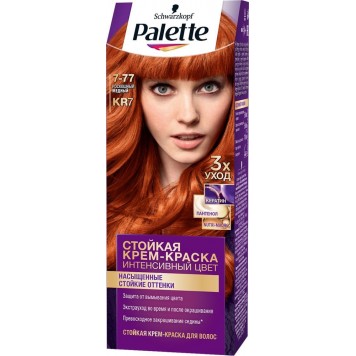 Паллет краска д/волос №7-77  Роскошный Медный