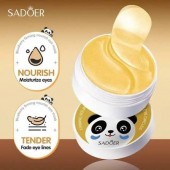 Патчи для глаз SADOER 60шт гидрогелевые с муцином улитки