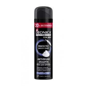 Пена для бритья DEONICA for men 240мл активная защита с черным углем