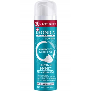 Пена для бритья DEONICA for men 240мл чистый эффект 