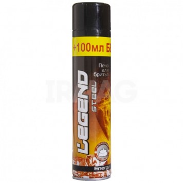 Пена для бритья Legend Steel 200+100 мл Энерджи