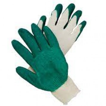 Перчатки х/б Универсальные облитые латексом 1 шт.
