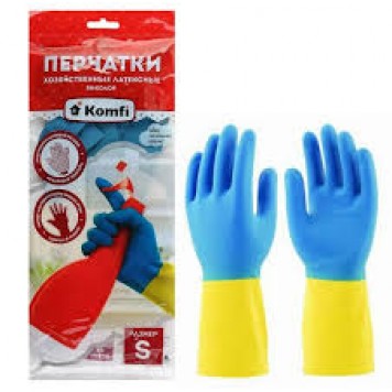 Перчатки Латекс БИОКОЛОР S (Komfi)