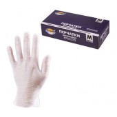 Перчатки Виниловые неопудр М ( 1 пара) 