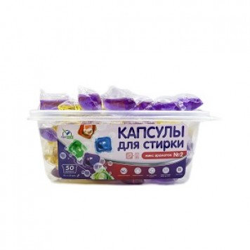 ПЕРФЭКО Капсулы для стирки Микс ароматов №2 8г*50шт