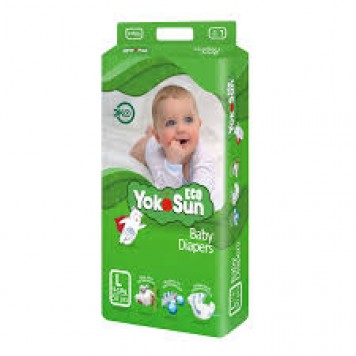 Подгузники YOKOSUN ECO L (9-13) 50шт