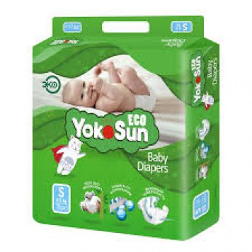 Подгузники YOKOSUN ECO S (3-6) 70шт