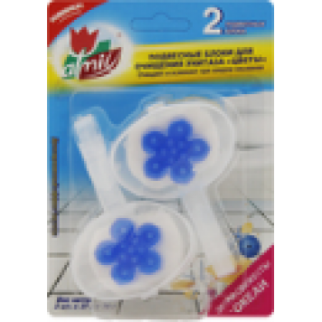 Подвесной блок для очищения унитаза Атмикс Цветы 2*37гр Океан