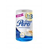 Полотенца бумажные Софионе GRANDPERO 216 лист.белое 2сл 1рул/15