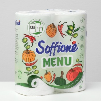 Полотенца бумажные Софионе Menu 2сл 2шт /10