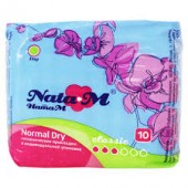 Прокладки гигиенические NataM 10шт New Ultra Normal Dry дневные