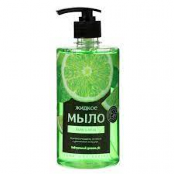 Rain Мыло жидкое антибактериальное Лайм-мята 500мл дозатор 