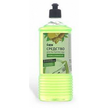 Rain Средство для мытья посуды Имбирь-Зеленый чай 1л.