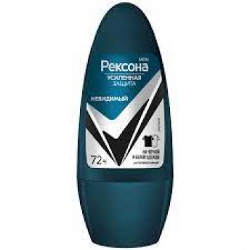 Рексона антиперспирант ролик 50мл муж Invisible для черн и бел