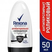 Рексона антиперспирант ролик 50мл жен Антибак невидимая) 