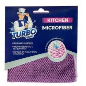 Салфетка для стекл и зеркал Turbomag микрофибра 30*30 1шт  Салфетка для стекл и зеркал Turbomag микрофибра 30*30 1шт