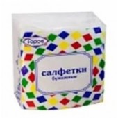 Салфетки бумажные Фопос 80шт белые /56 в уп