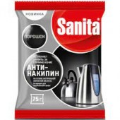 Санита Антинакипин чистящий порошок 75гр.(50шт.) Санита Антинакипин чистящий порошок 75гр.(50шт.)