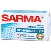 Сарма мыло хозяйственное Отбеливающее 140гр. (48шт)