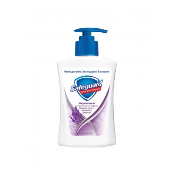 Сэйвгард жидкое мыло Нежный уход с ароматом Лаванды 225мл.