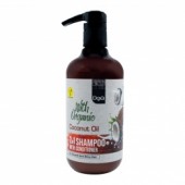 Шампунь DOXA 500мл 2 в 1 с натуральным кокосовым маслом 