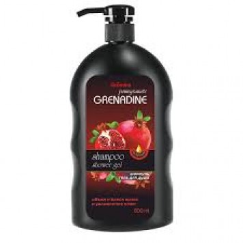 Шампунь+гель д/душа AROMIKA 800 мл Гранат, гренадин 2в1
