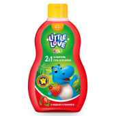 Шампунь и гель д/душа Little Love 2 в 1 Сладкая Клубника
