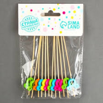 Шпажки для канапе 12шт Мышонок