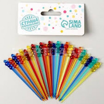 Шпажки для канапе 24шт Шарики