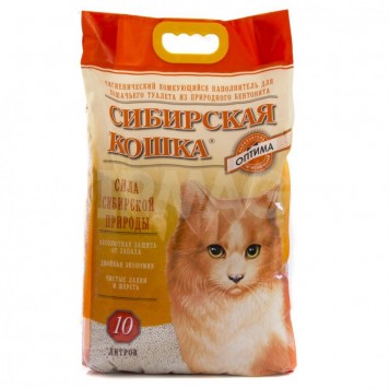 Сибирская кошка наполнитель 10л Оптима