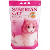 Сибирская кошка наполнитель 4л Элитный силикагель д/привер. розовые гранулы 