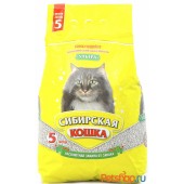 Сибирская кошка наполнитель 5л  Ультра  комкующийся