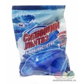 Сияющий унитаз подвесной блок (цветная упаковка) для унитаза 3*50гр Морская свежесть