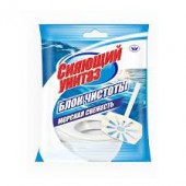 Сияющий унитаз подвесной блок д/унитаза 40г Морская свежесть 