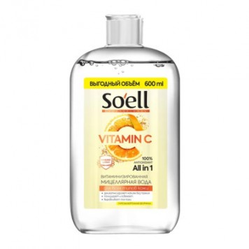 Soell Professional Мицеллярная вода 600мл Витаминизированная